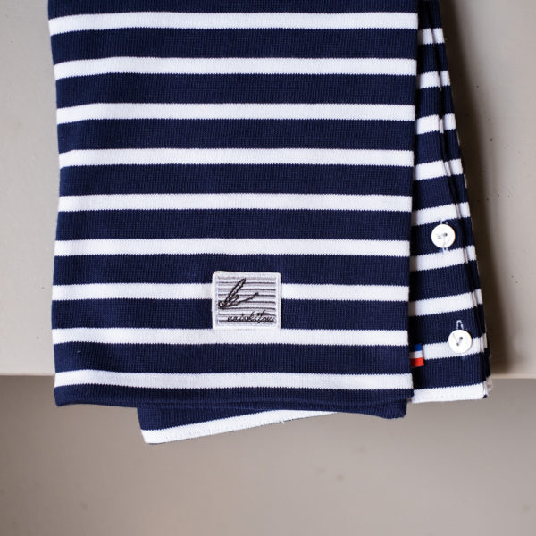 Echarpe Maline en jersey lourd rayée ou en Jersey léger Uni – Image 9