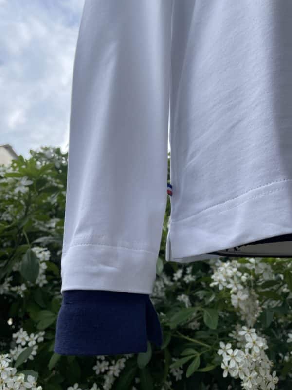 T-shirt Manches Longues & manchettes Bleu Marine – Image 3