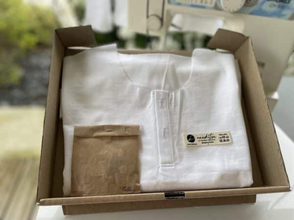 KIT à Coudre T-shirt Blanc Manches Longues mixte – Image 4