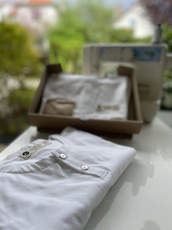 KIT à Coudre T-shirt Blanc Manches Longues mixte – Image 5