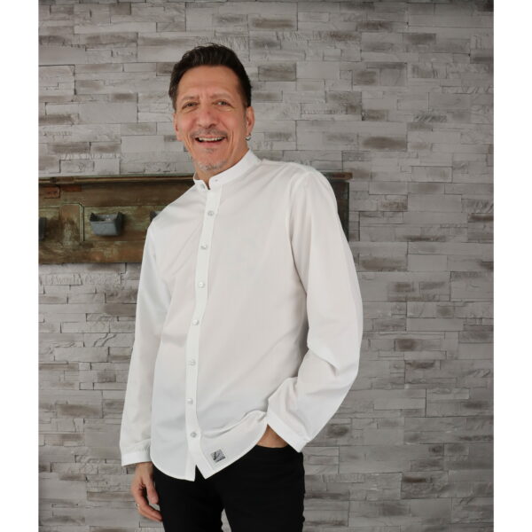 Chemise col mao Homme – Image 4