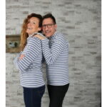 Marinière Gris Bleu/Blanc & Capuche Blanc/Gris bleu – Image 3