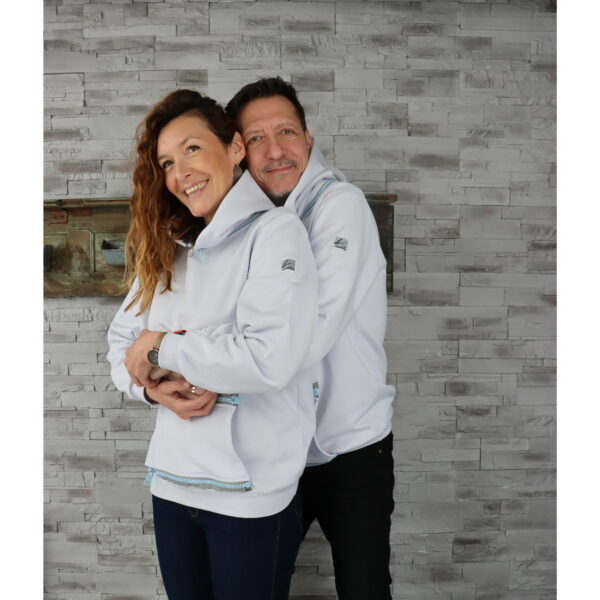 Sweat "INDUS" Gris Clair Mixte – Image 3