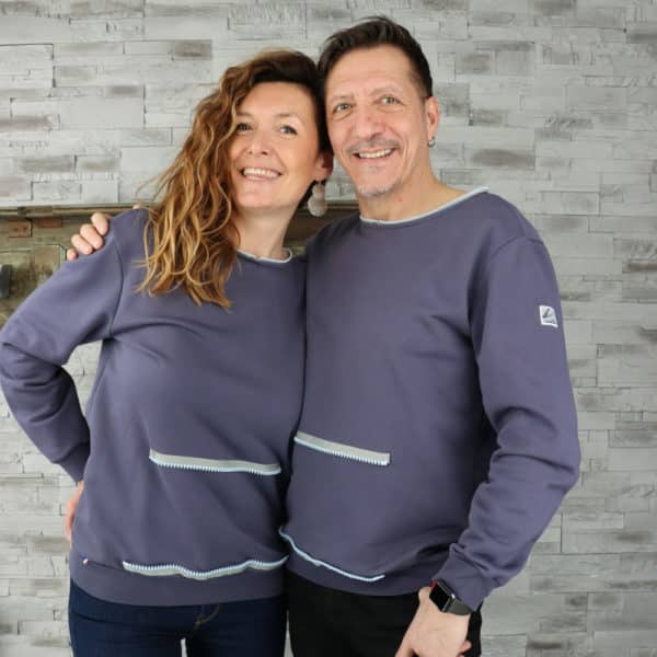 Sweat sans capuche & poche "INDUS"
