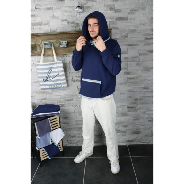 Sweat "INDUS" Bleu Marine Mixte – Image 6